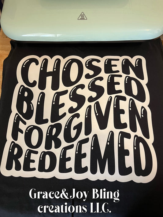 chosen blessed forgiven redeemed